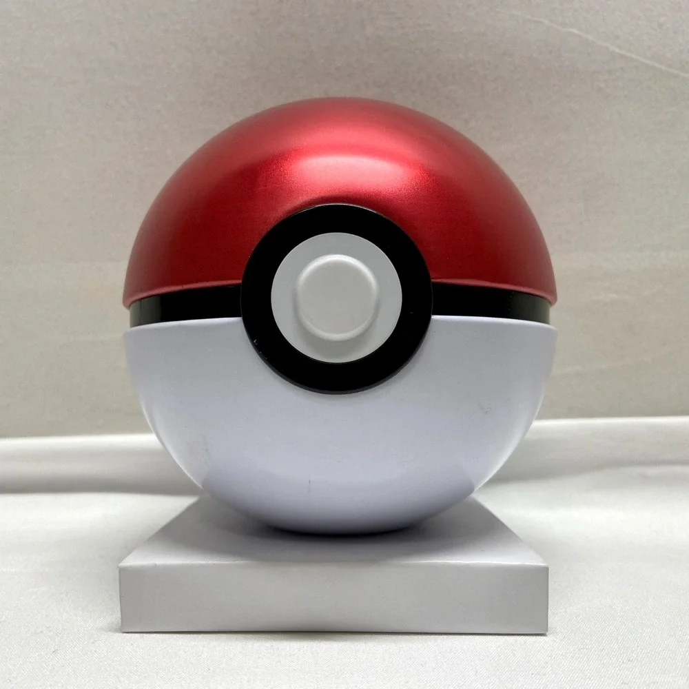 Pokeball Tin Empty Pokemon Collector Ball No Packs Case Only GUC